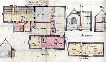 Plan of Heath School in 1862 AD3865-19-3